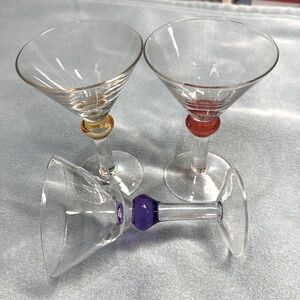 Elegant Multi-Color New Yorker Cordial Stemmed Glass Set